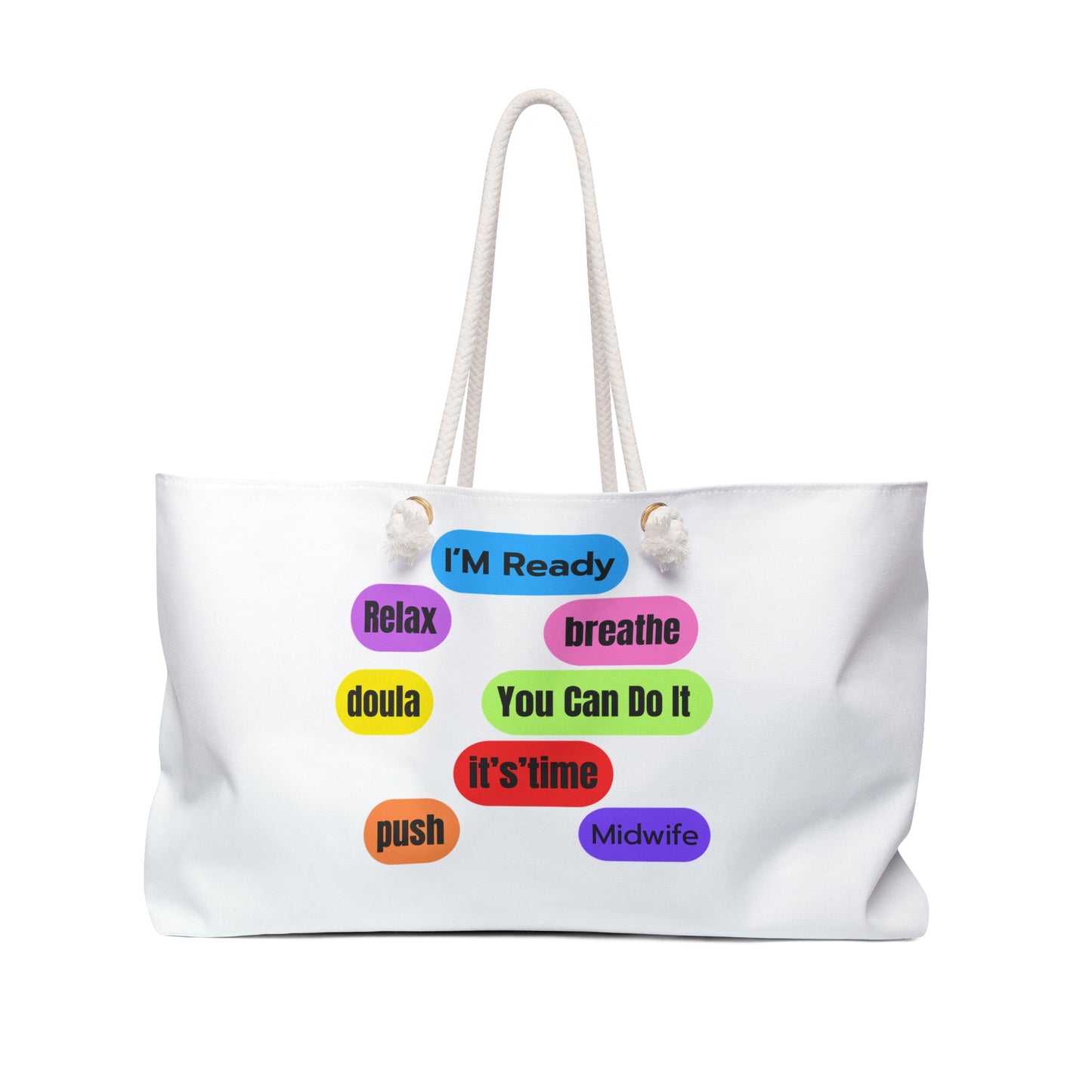 Eden's Fold "Mommy and Birthworker" Weekender Bag