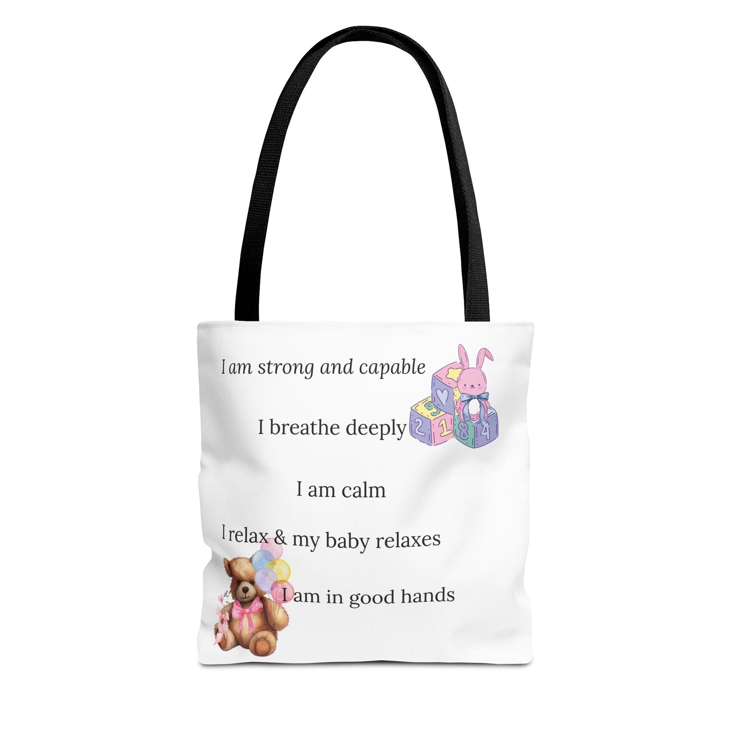 Eden's Fold "I am Strong and Capable" Tote Bag (AOP)