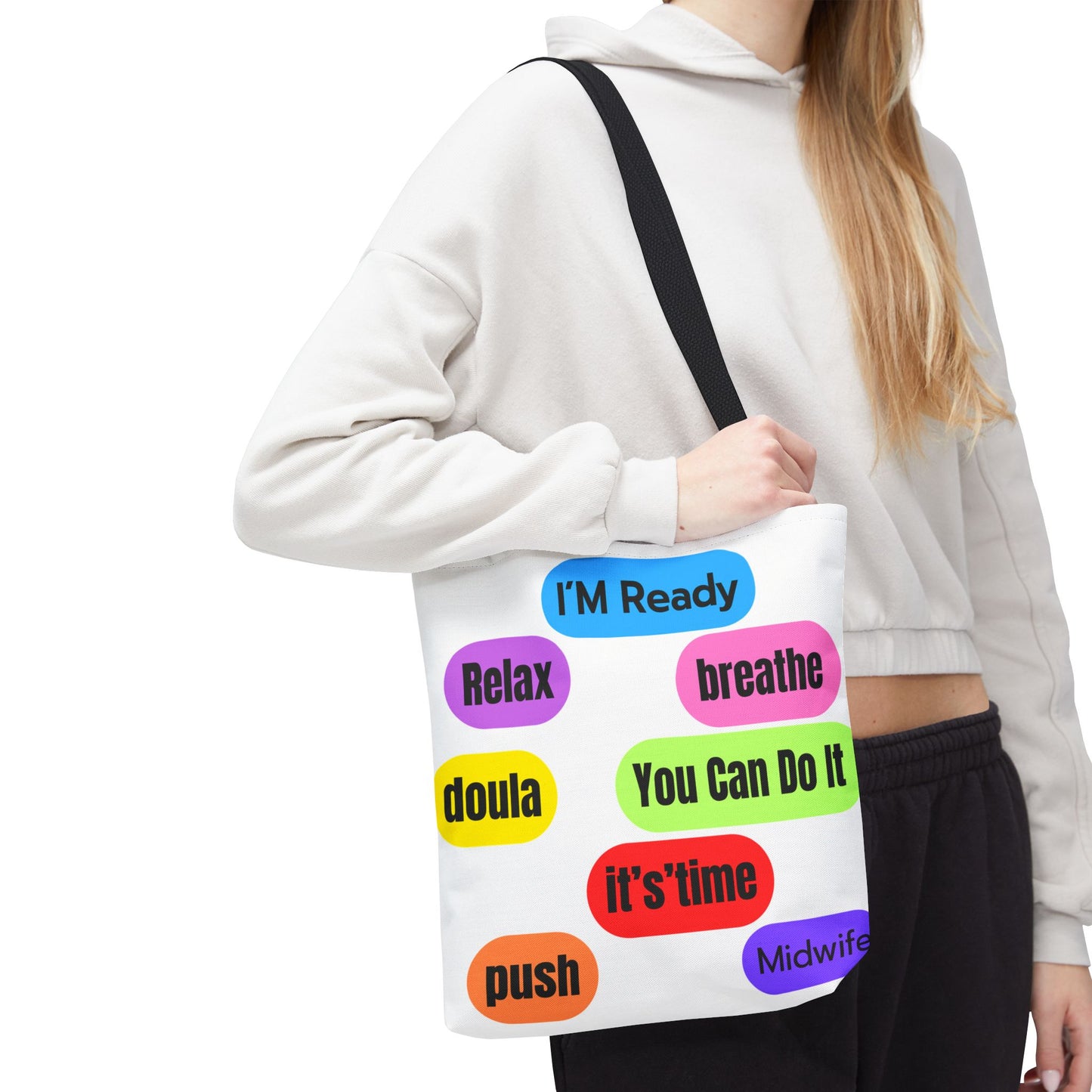 Eden's Fold "I'M Ready"Tote Bag (AOP)