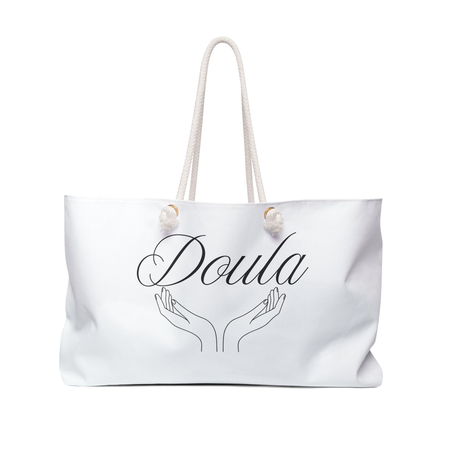Eden's Fold's "Doula Supporting Hand" Weekender Bag