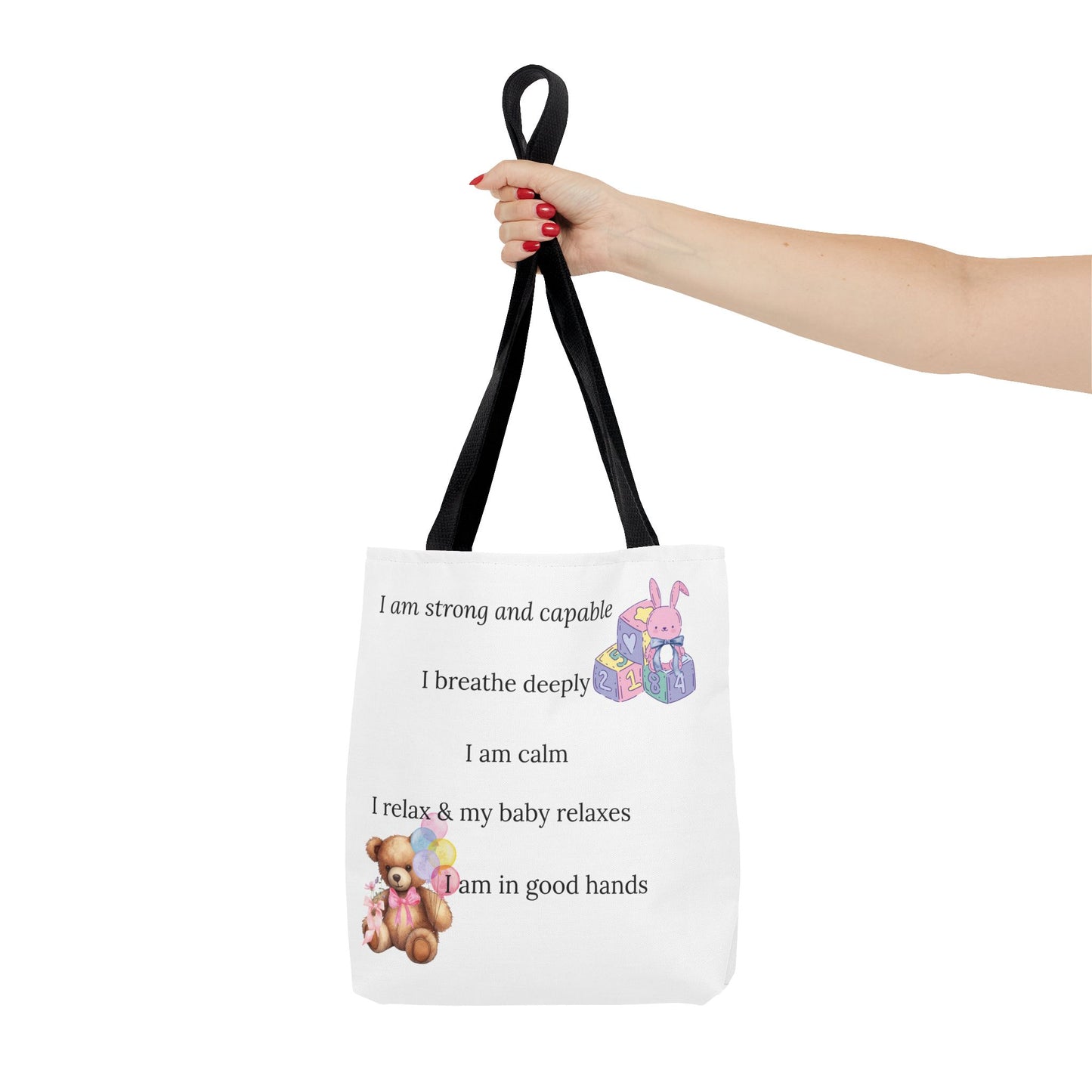 Eden's Fold "I am Strong and Capable" Tote Bag (AOP)