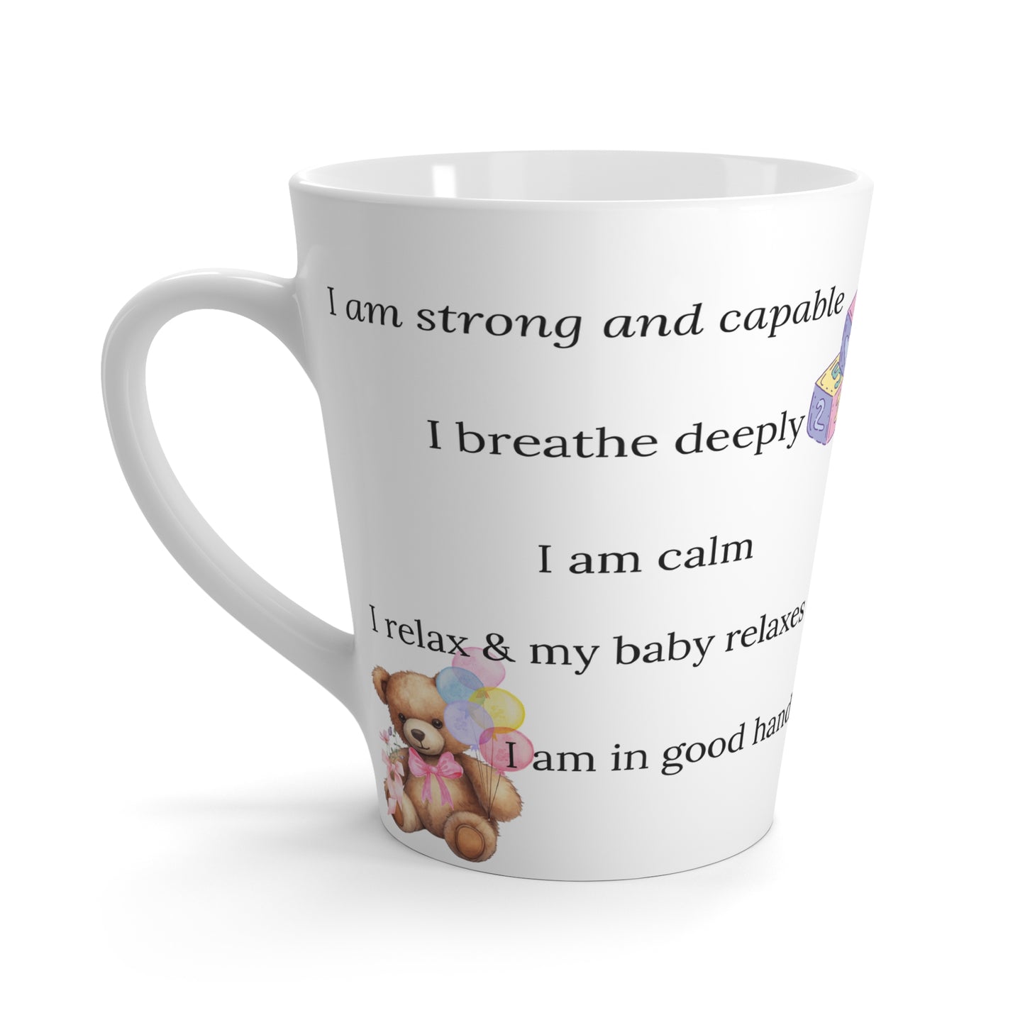 Eden's Fold "I Am Strong" Latte Mug