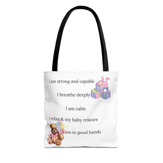Eden's Fold "I am Strong and Capable" Tote Bag (AOP)