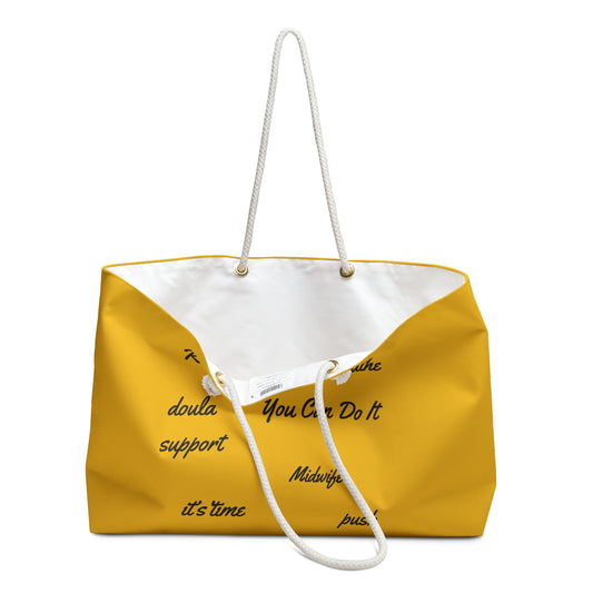 Eden's Fold "Mommy Baby I'm Ready" Weekender Bag