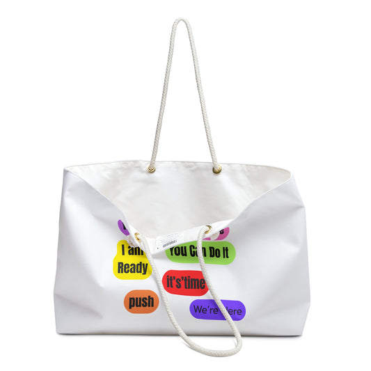 Eden's Fold's "I'M A Midwife" Weekender Bag