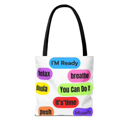 Eden's Fold "I'M Ready"Tote Bag (AOP)