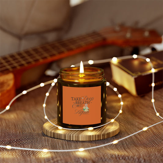 Eden's Fold "Breath Again" Scented Candles, Coconut Apricot Wax (4oz, 9oz)