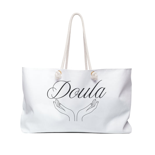 Eden's Fold's "Doula Supporting Hand" Weekender Bag